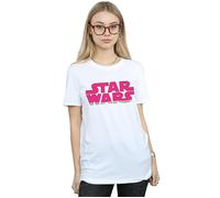 Watermelon Logo Cotton Boyfriend T-Shirt Star Wars White 4XL