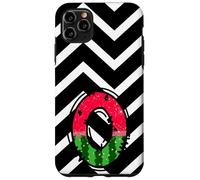 Watermelon Monogram Letter O Initial Design Fun Summer Fruit Case for iPhone 11 Pro Max