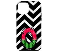 Watermelon Monogram Letter O Initial Design Fun Summer Fruit Case for iPhone 12 mini
