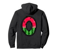 Watermelon Monogram Letter O Initial Design Fun Summer Fruit Pullover Hoodie