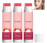 Watermelon Niacinamide Tinted Lip Balm, a lip treatment cream, nourishes and moisturizes, with hydrating vitamin E for a bright, protective glow.