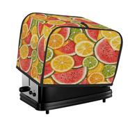 Watermelon Orange Lemon Slice Toaster Cover 2 Slice Toaster Cover, Dust Cover Kitchen Small Appliance Cover