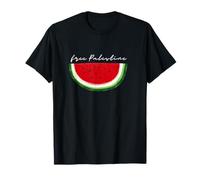 Watermelon Palestinian Flag Solidarity Palestine Free T-Shirt