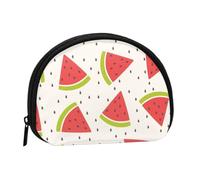 Watermelon Pattern, Women's Storage Bag Shell Makeup Bag Small Coin Purse Shell Change Pouch