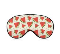 Watermelon Patterns Eye Sleep Mask,Super Soft Eye Masks with Adjustable Strap,Ultimate Sleeping Aid,Blindfold,Relax & Relieve Your Fatigue,Puffy Eyes