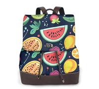 Watermelon seed kiwi Ladies Travel Fashion Back Pack,Casual backpack,Print Women's leather backpack for Work
