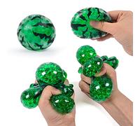 Watermelon Sensory Squishy Ball - 6cm TPR Stress Ball, Squishy Fidget Toy for Adults, Anxiety Relief & Hand Therapy (A)