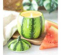 Watermelon Shaped Candle Jar - Fun Scented Decor For Home