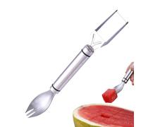 Watermelon Slicer, 2-in-1 Fruit Fork Slicer, Portable Fruit Slicer for Mango Pitaya Papaya Home Use Picnic Party Camping Kitchen