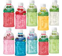 Watermelon,Strawberry,Melon, Mango,Lychee,Coconut,Blackcurrant,Bubble Gum Flavoured Real Fruit Juice Drink 320ml - Random Mixed Flavours Drinks - mg (18 x Mixed Bottles)