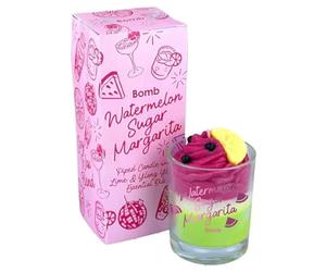 Watermelon Sugar Margarita Piped Candle by Bomb Cosmetics