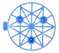 Watermelon Support Tray Set Breathable Plastic Fruit Plant Rack Prevents Ground Contact Anti-Rot Hollow PP Structure Stable Feet for Cantaloupe Pumpkin 21.5x19.5cm B(Blue)