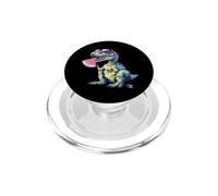 Watermelon T-Rex Wildlife Watermelons Fruit Artwork Motif PopSockets PopGrip for MagSafe