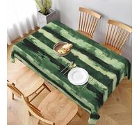 Watermelon Texture Tablecloth Rectangular 140x300 cm - Extra Large 3D Printed Watercolor Pattern Table Cover and Table Cloth - Wipe Clean Waterproof Polyester Fabric for Garden, Kitchen, Party 3452v