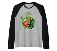 Watermelon, 'This is Not a Watermelon' Palestine Collection Raglan Baseball Tee