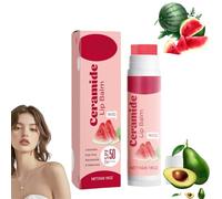 Watermelon Tinted Lip Balm,Nicotinamide Tinted Lip Balm with Spf50,Lipgloss for Dry Cracked Lips,Moisturizing Lipstick,Hydrating Lipstick,Lips Lightening & Protection,Protecting the Mouth,Non-Sticky