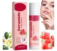 Watermelon Tinted Lip Balm,Plumping Lip Gloss,Nicotinamide Tint/ed L/ip Balm with Lsf 50 Pa+++,Hydrating Lipstick,Moisturizing Tin/ted Lip Balm,Coloured Lip Bal/m,Plumping Li/p Gloss,Mini Li/p Balm