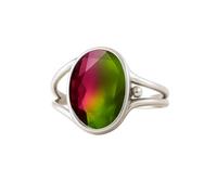 Watermelon Tourmaline Ring 925 Sterling Silver Gemstone Ring Jewelry for Women Promise Ring Oval Shape Dainty Statement Ring for Gift By