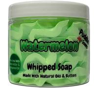 Watermelon Whipped Soap Body Wash - 150g - Natural Oils and Butters - Fruity Scent - Vegan Friendly - Puddle of Wax - Made in the UK