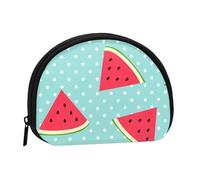Watermelon, Women's Storage Bag Shell Makeup Bag Small Coin Purse Shell Change Pouch