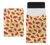 Watermelon Yellow Laptop Sleeve 13.8x10.2in Laptop Case Bag Dutch Celvet Lining Computer Bag Cover