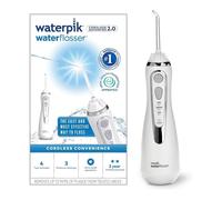Waterpik Cordless Advanced Water Flosser, 3 Pressure Settings, Dental Plaque Removal Tool, Ideal for Travel or Small Bathrooms, USB Charger, White, WP-580UK