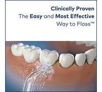 Waterpik Cordless Advanced Water Flosser with 3 Pressure Settings, Dental Plaque Removal Tool Ideal for Travel or Small Bathrooms with Rechargeable Battery, White (WP-560UK)