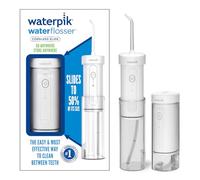 Waterpik Cordless Slide Water Flosser, Electric Dental Flosser, Rechargeable Dental Plaque Removal Tool, Clean Between Teeth, Oral Irrigator, Ideal for Travel or Small Bathrooms, White, WF-16