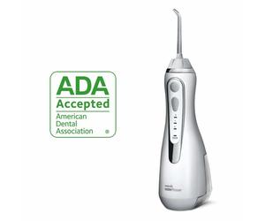 Waterpik Cordless Water Flosser Rechargeable Portable Oral irrigator for Travel & Home â Cordless Advanced, Wp-560 White