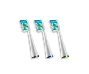 Waterpik Sensonic Complete Care Standard Brush Heads, Replacement Tooth Brush Heads, SRRB-3W, 3 Count
