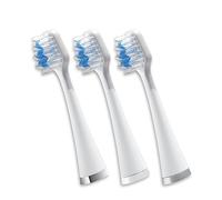 Waterpik Triple Sonic Replacement Brush Heads, Complete Care Replacement Tooth Brush Heads, STRB-3WW, 3 Count, White