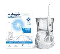 Waterpik Ultra Professional Water Flosser, 5 Tips, Advanced Pressure Control System, 10 Settings, Dental Plaque Removal Tool, White, WP-660UK, 2pin UK Bathroom Plug, Packaging may vary
