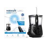 Waterpik Ultra Professional Water Flosser, 5 Tips, Advanced Pressure Control System, 10 Settings, Dental Plaque Removal Tool, Black, WP-662UK, 2pin UK Bathroom Plug