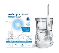 Waterpik Ultra Professional Water Flosser, 7 Tips, Advanced Pressure Control System, 10 Settings, Dental Plaque Removal Tool, White, WP-660UK, 2pin U