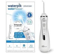Waterpik Cordless Advanced Water Flosser, 3 Pressure Settings, Dental Plaque Removal Tool, Ideal for Travel or Small Bathrooms, USB Charger, White, WP-580UK
