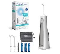 Waterpik Cordless Freedom Water Flosser, Portable and Waterproof Battery Powered Dental Plaque Removal Tool, Ideal for Travel, Small Bathrooms or In-Shower Use, White (WF-03UK010), White