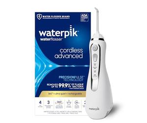 Waterpik WP-580C Cordless Advanced Water Flosser, White