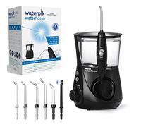 Waterpik WP-662E Professional Dental Flusher with 7 Heads, Dental Plaque Removal Instrument, Black