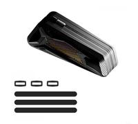 Waterproof 1.8L Top Tube Bag For Bikes Using For TPU Fabric To Resist Rain Mud And Road Spray During Extended Cycling(Black)