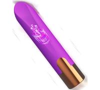 Waterproof 10 Mode Silent Handheld Electric Bullet Viberate Silicone Ball Personal Body Relaxation Gift for Woman Men,Portable Bullet Setting,Foot Massage Tool, Powerful Cordless KDFGP8 (Purple)