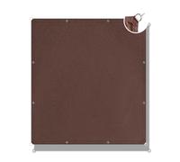 Waterproof 100x900cm Canopy with GrommetsUV Protection Wind Resistance Perfect for Balcony Terrace and GardenBrown Shade Awning for Outdoor Use