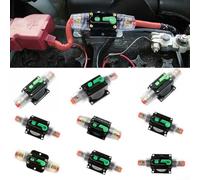 Waterproof 10A-100A AMP Circuit Breaker Fuse Reset for 12V-48V DC Car Boat Electrical Systems with Manual Reset and Overload Protection Function (30A)