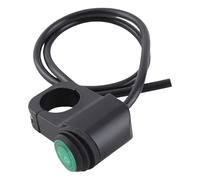 Waterproof 12V Marine Motorcycle Toggle Switch - Aluminium Alloy 22mm Handlebar ON/OFF Switch for Headlight, Fog, Spot Light