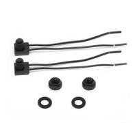 Waterproof 12V Push Button On Off Switch 2Pcs with Rubber Boot for Car Motorcycle Outdoor Lighting Single Pole Auto Lock Design (black)