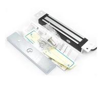 Waterproof 180KG 350LBS Holding Force Electric Magnetic Electromagnetic Lock for Access Control Out Swinging Door 12V DC(Flush Mount)