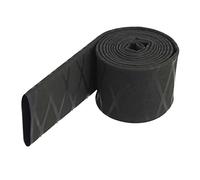 Waterproof 1M Heat Shrink Wrap Tubing X-Tube Non Slip Rods Sleeving Handle - Black, 35mm
