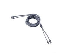Waterproof 2-in-1 Ethernet Cable with DC USB-C Power for Starlink Mini, High-Speed 1000Mbps Data and 10A Charging for Outdoor Use(Cable)