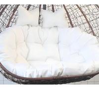 Waterproof 2-Person Hammock Swing Cushion, Removable & Washable Cover for Double Egg Chair, Comfortable 2-Seater Hanging Basket Pillow, Outdoor Lounge Accessory