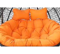 Waterproof 2-Person Hammock Swing Cushion, Removable & Washable Double Egg Chair Pillow, Cozy 2-Seater Hanging Basket Cushion, Perfect Outdoor Patio Accessory