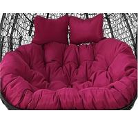 Waterproof 2-Seater Swing Cushion 150x110 cm Removable Chair Pad for Double Egg Chair Replacement Pillow Comfortable Outdoor Seating & Stylish Design